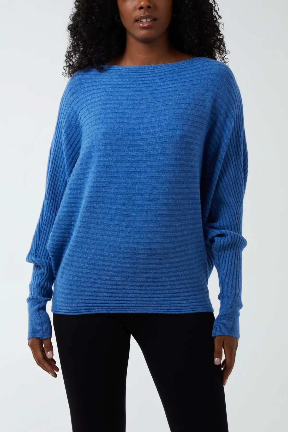 Yasmin Ribbed Batwing Jumper