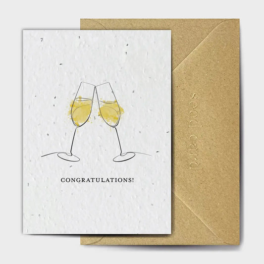 Seed Card Company - Glass or Two of Fizz