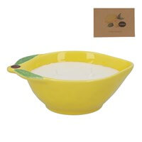 Boxed Scented Fruit Candle - Lemon