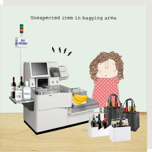 Bagging Area Novelty Card