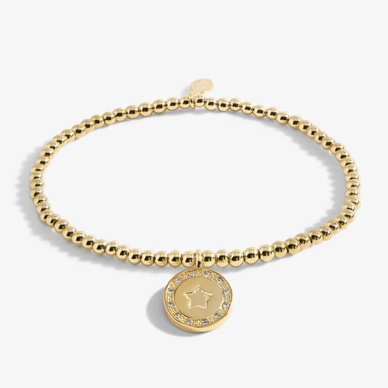 Joma Jewellery Golden Glow A Little 'Happy Birthday' Bracelet