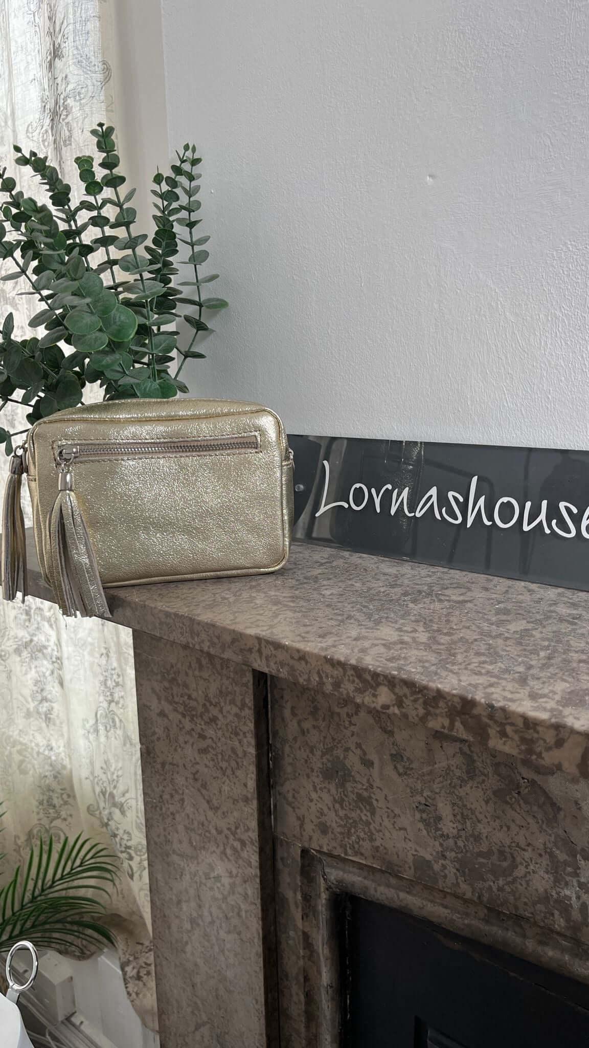 Ladies Leather Tassel Bag