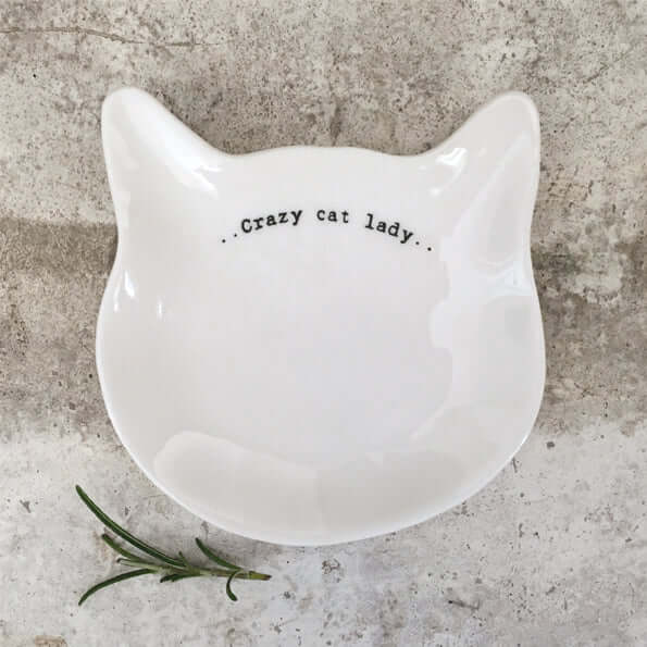 East of India 'Crazy Cat Lady' Wobbly Dish