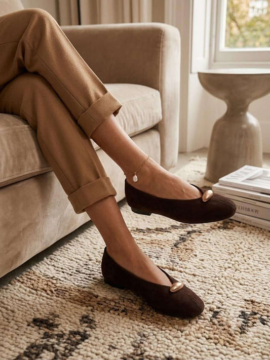 Ladies Classic Ballet Flat Shoe