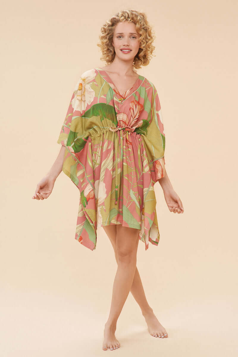 Powder Design Beach Cover Up - Delicate Tropical, Candy