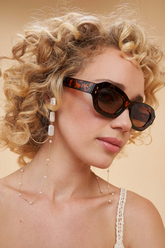 Powder Design Glasses Chain - Delicate Chain in Pearl
