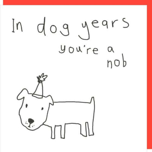 Dog Years Novelty Card