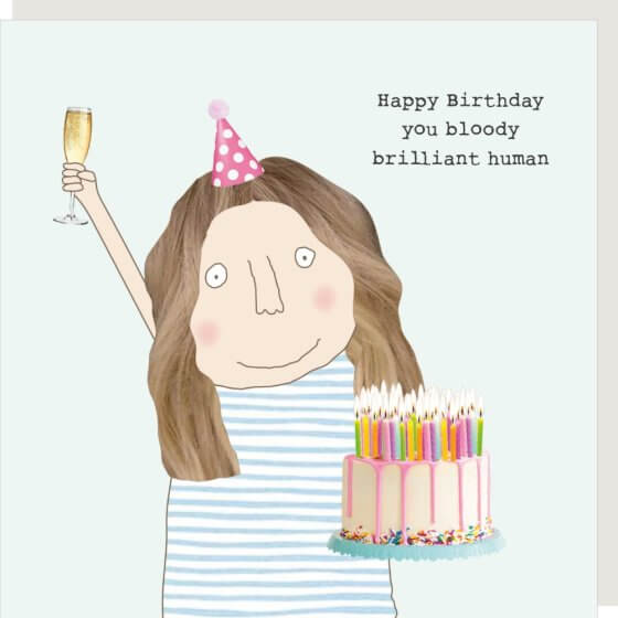 Brilliant Human Novelty Card