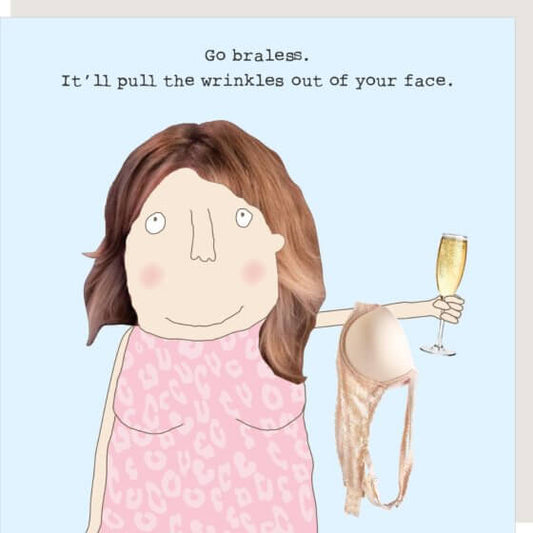 Braless Novelty Card