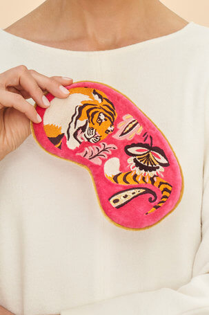 Powder Design Luxury Lavender Eye Mask - Thrill of the Tiger