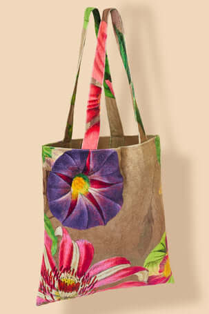 Powder Design Velvet Tote Bag - Oversized Botanicals