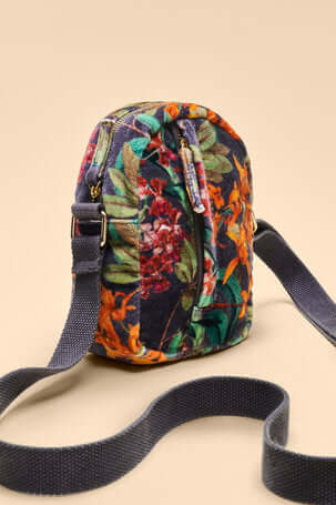 Powder Design Velvet Crossbody Bag - Botany Bliss