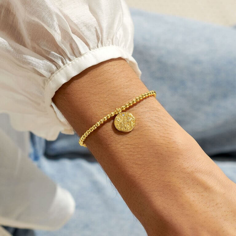 Star Sign A Little 'Gemini' Bracelet In Gold Plating