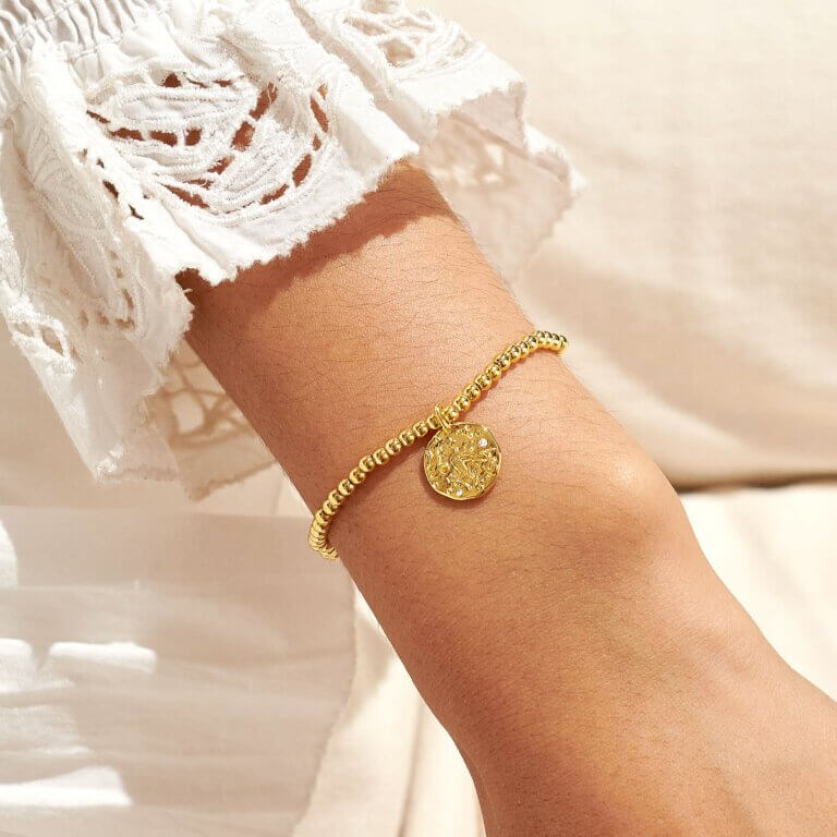 Star Sign A Little 'Capricorn' Bracelet In Gold Plating