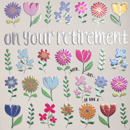 Wendy Jones-Blackett Retirement (Flowers) Card