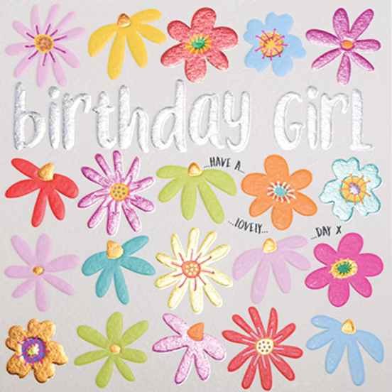Wendy Jones-Blackett Birthday Girl Floral