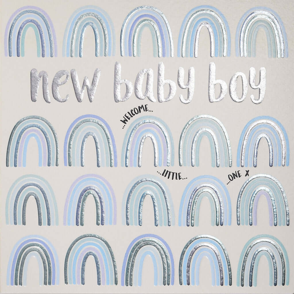 Wendy Jones-Blackett New Baby Boy Card
