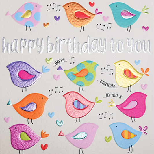Wendy Jones-Blackett Happy Birthday (Little Birds)