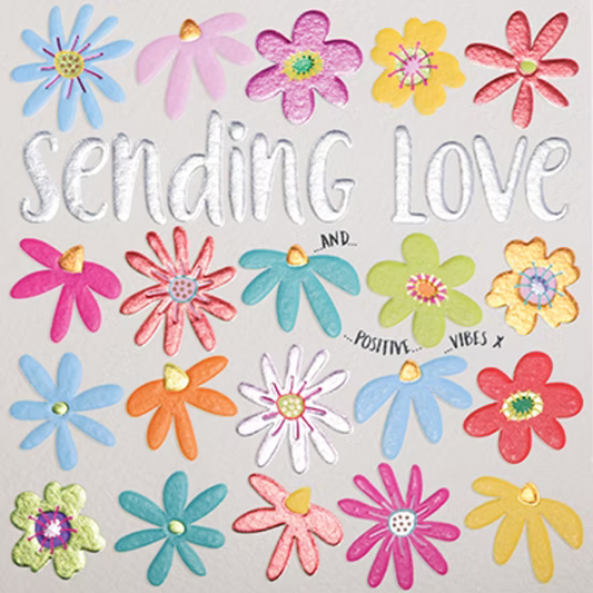 Wendy Jones-Blackett Sending Love (Floral) Card