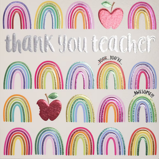 Wendy Jones-Blackett Thank you Teacher Card