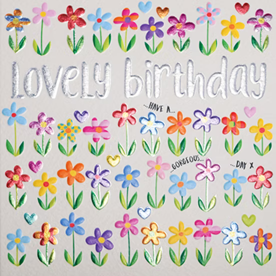 Wendy Jones-Blackett Lovely Birthday (Flowers)