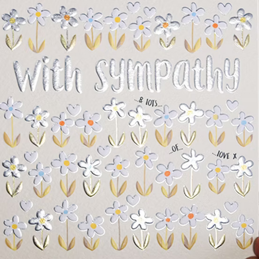 Wendy Jones-Blackett Sympathy (Flowers) Card