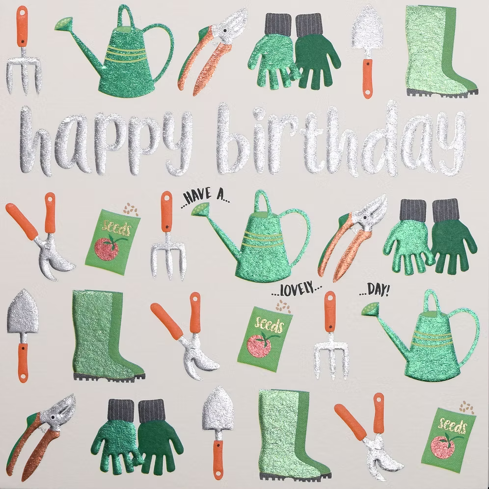 Wendy Jones-Blackett Happy Birthday Gardening