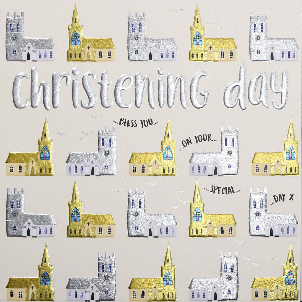 Wendy Jones-Blackett Christening Day Card
