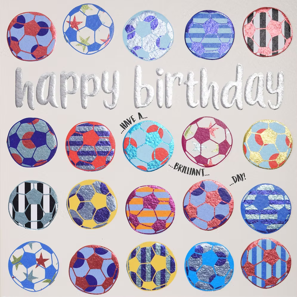 Wendy Jones-Blackett Happy Birthday Football