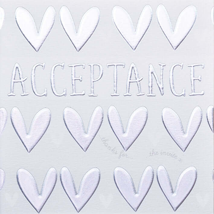 Wendy Jones-Blackett Acceptance Card