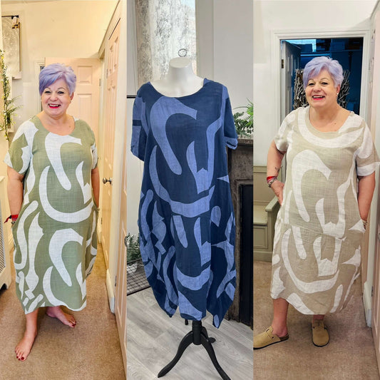 Pure Cotton Cocoon Midi Dress