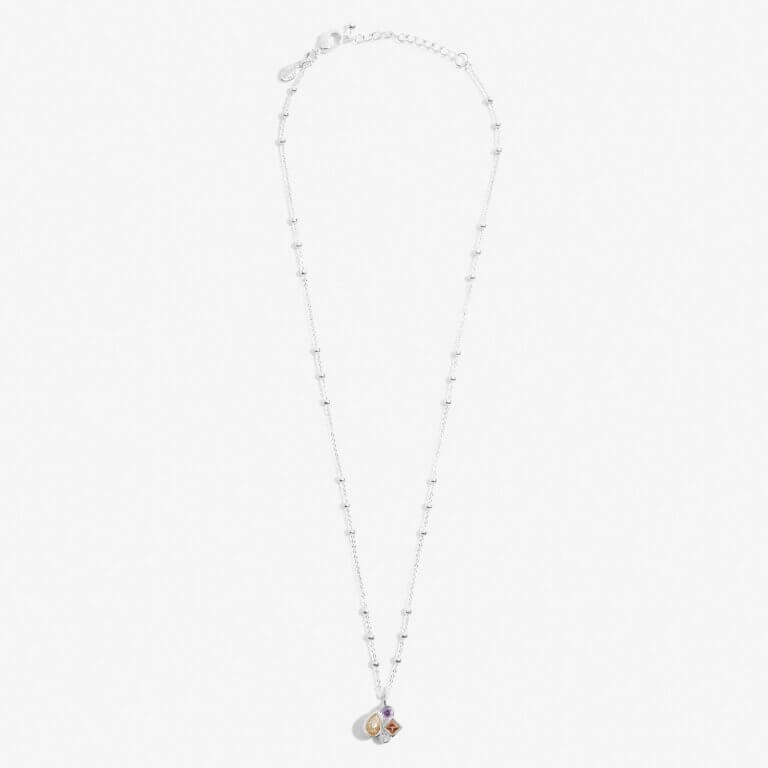 Joma Jewellery Bridal A Little 'Maid Of Honour' Necklace In Silver Plating