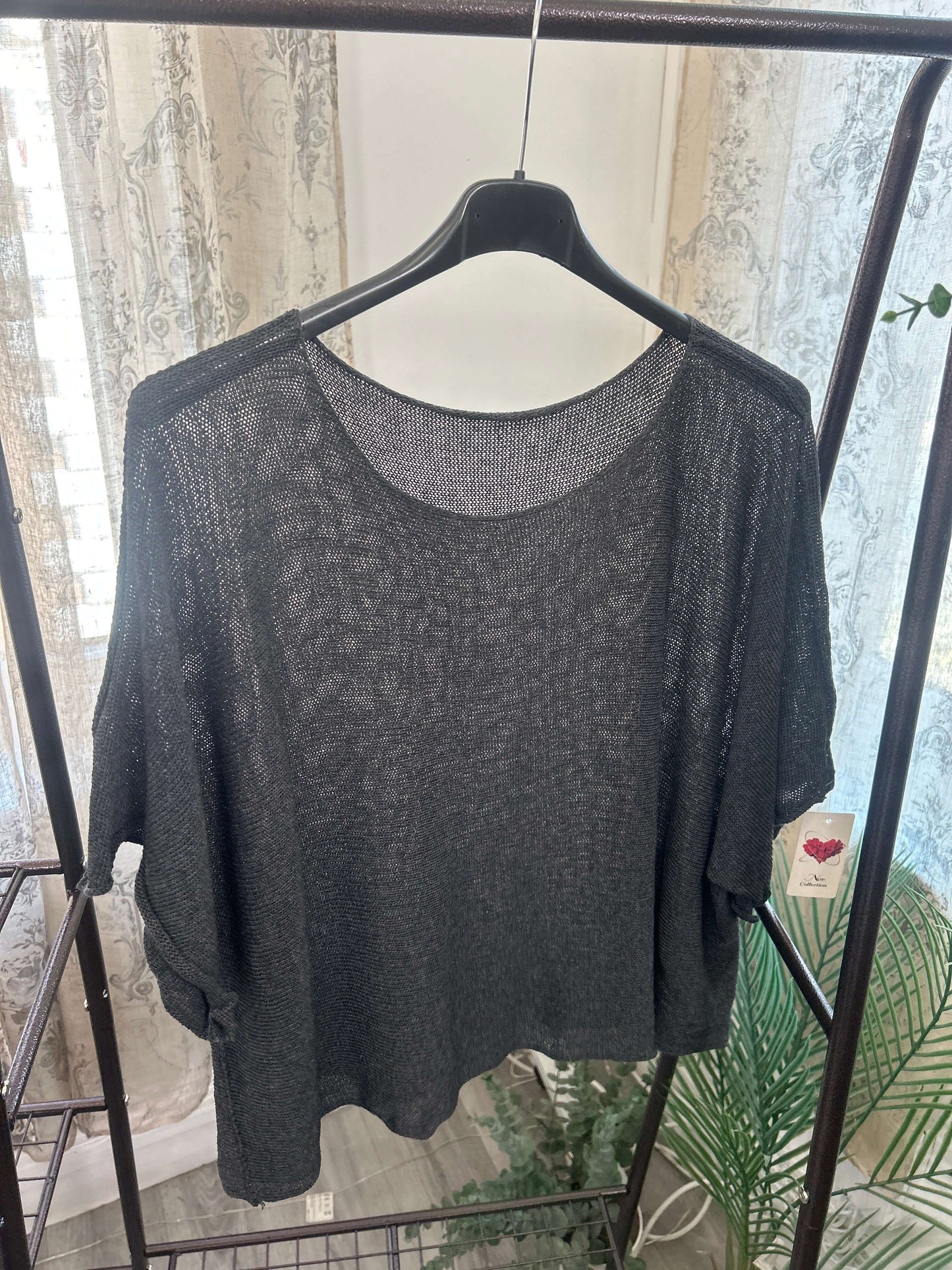 Torzi-Jane Boxy Swing Woven Knit Jumper