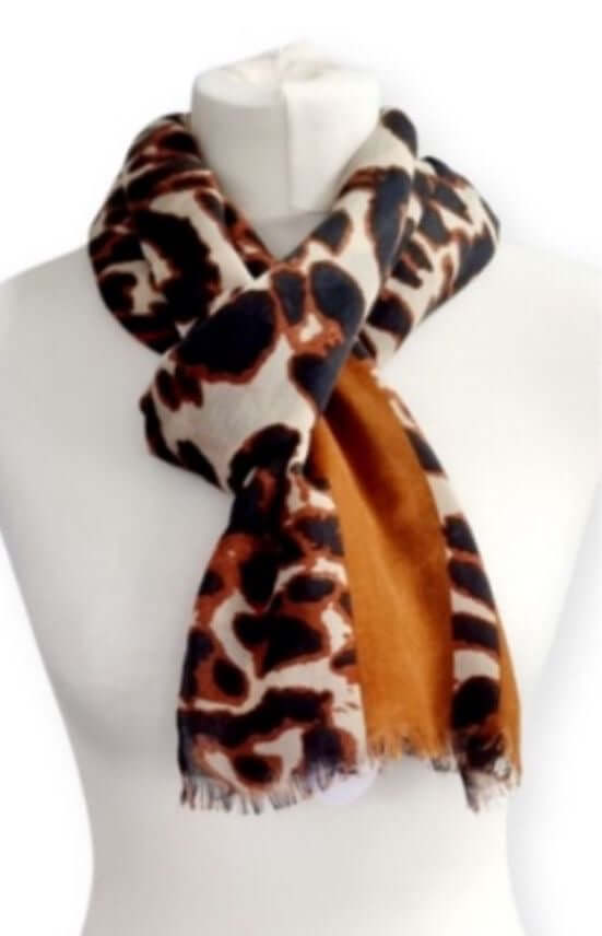 Leopard Print Lightweight Scarves