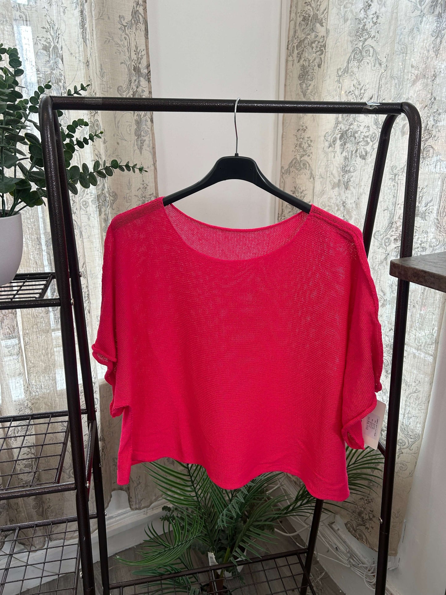 Torzi-Jane Boxy Swing Woven Knit Jumper