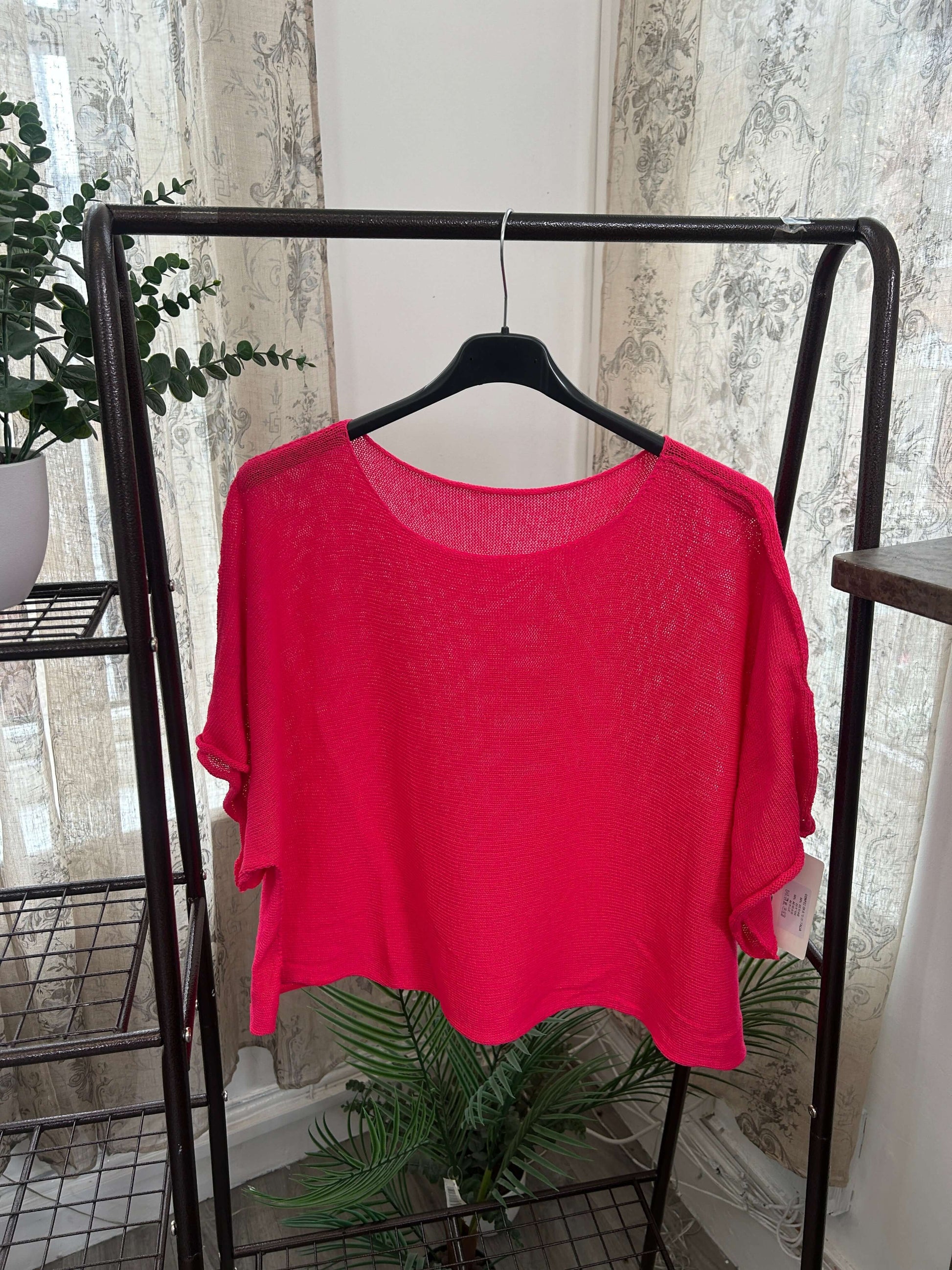 Torzi-Jane Boxy Swing Woven Knit Jumper