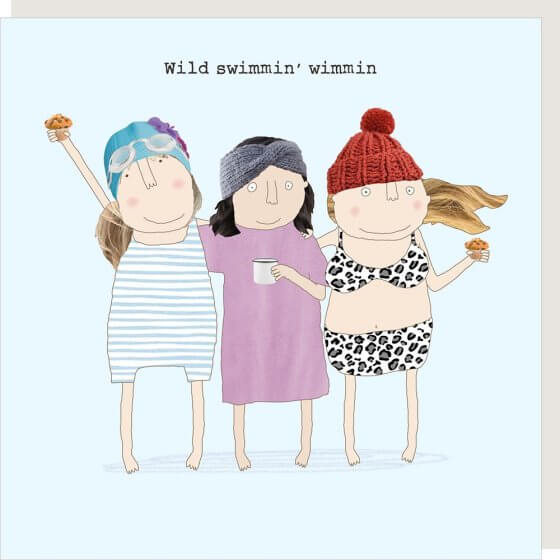 Swimmin Wimmin Novelty Card