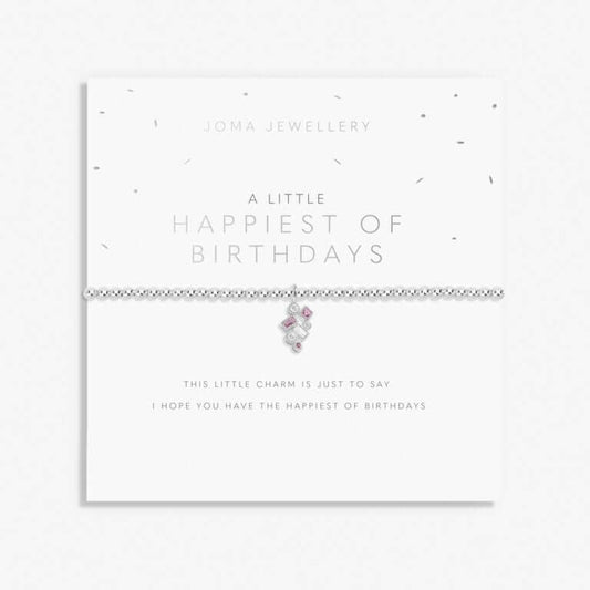 Joma Jewellery A Little 'Happiest Of Birthdays' Bracelet