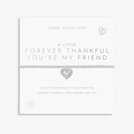 Joma Jewellery A Little 'Forever Thankful You Are My Friend' Bracelet