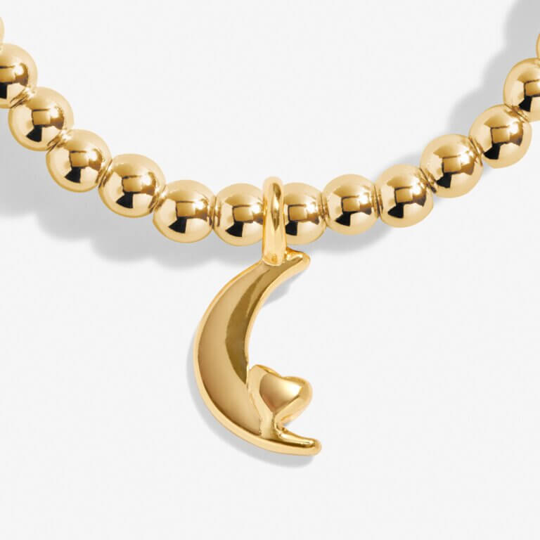 Joma Jewellery Gold A Little 'Love You To The Moon & Back' Bracelet