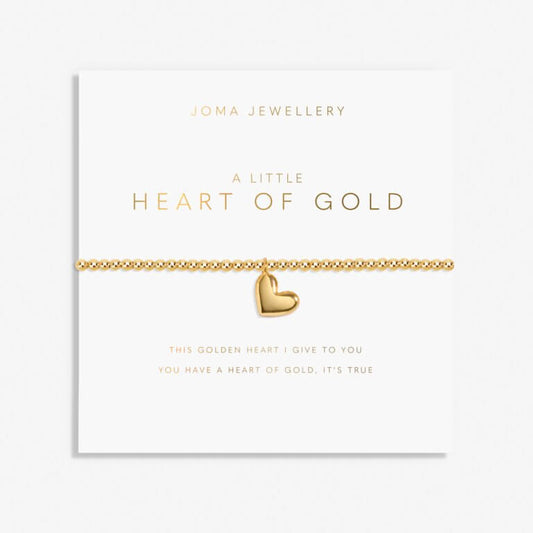 Joma Jewellery Gold A Little 'Heart Of Gold' Bracelet