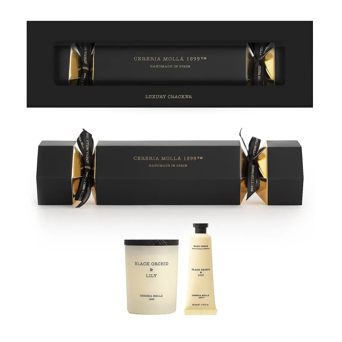 Cereria Mollà 1899 Xmas Cracker Black Orchid & Lily