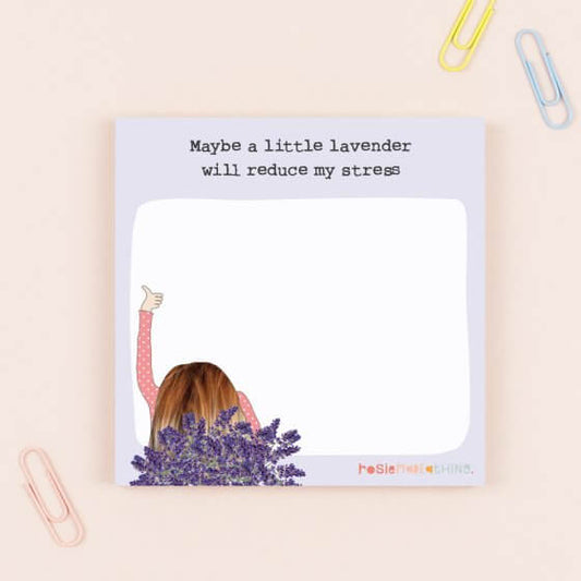 Lavender Sticky Jots Pad