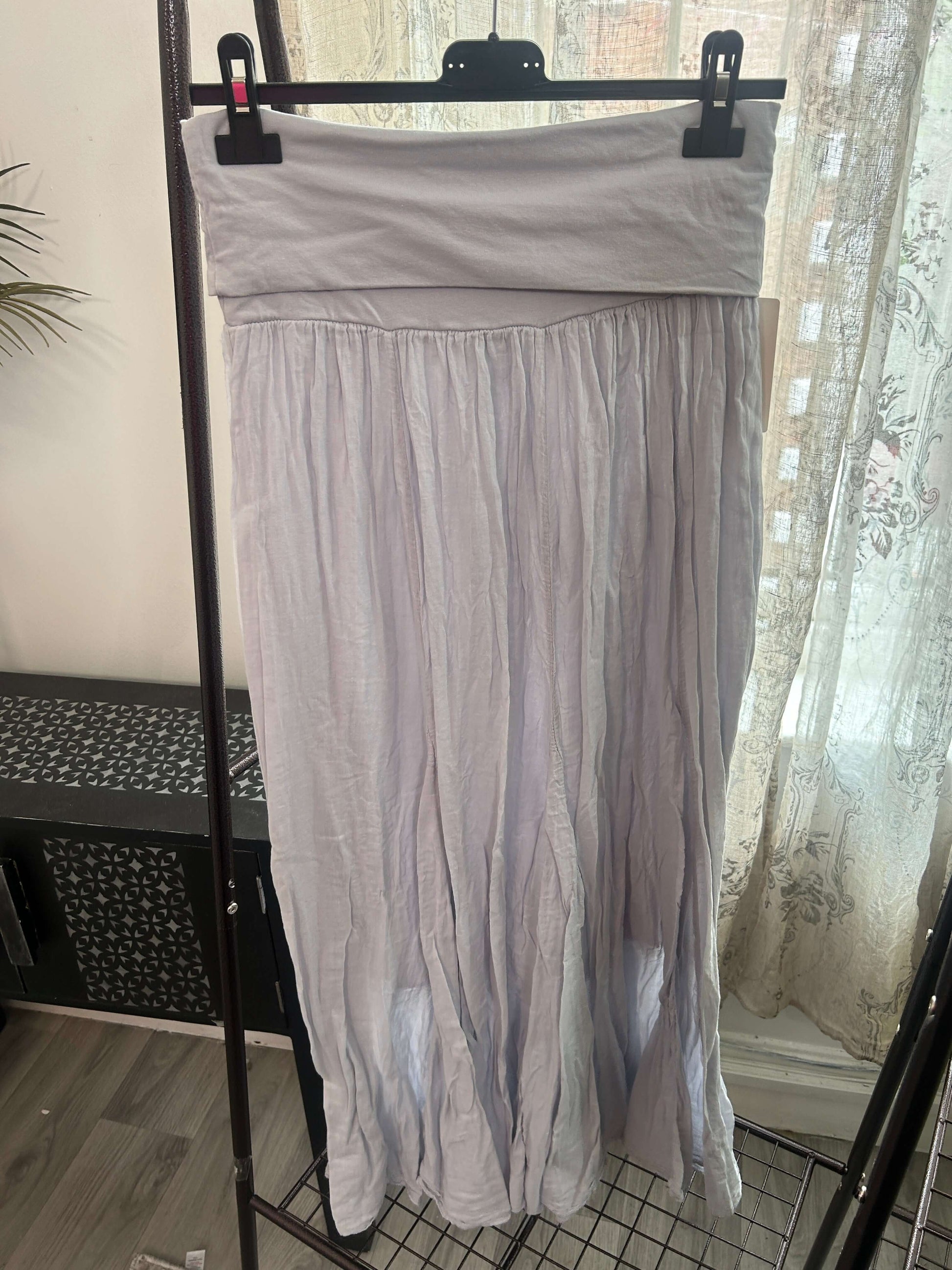 Lizzie Cotton Maxi Length Skirt