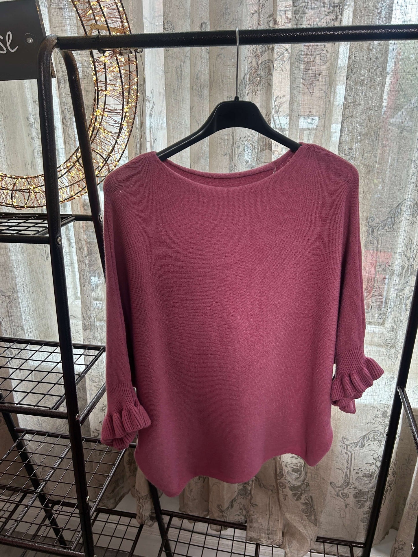 Eliza Fluted Sleeve Super Soft Jumper