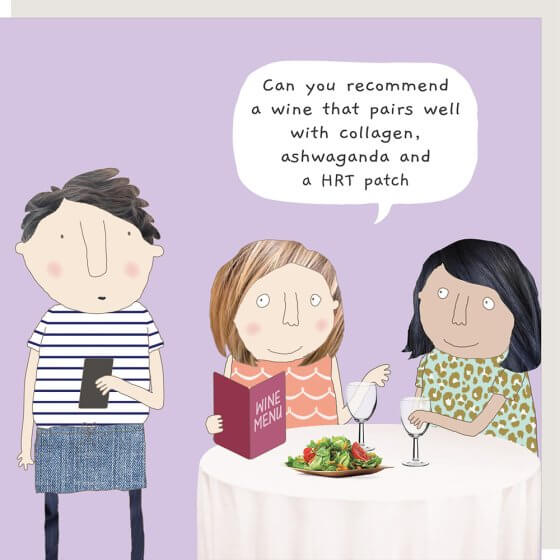 Pairs Well Novelty Card