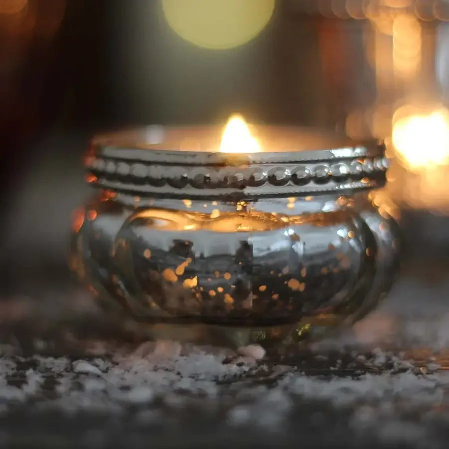 Biggie Best - Queen Ann Small Glass Pot Tealight Holder
