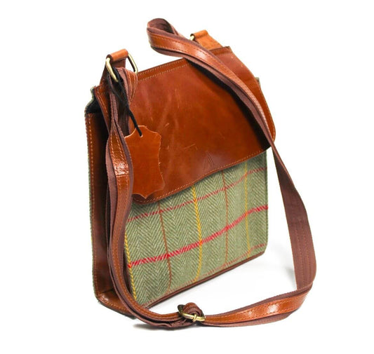 Tweed Messenger Bag