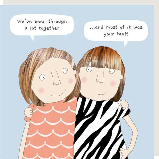 Your fault Novelty Card