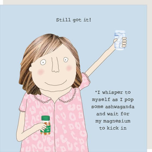 Kick In Novelty Card